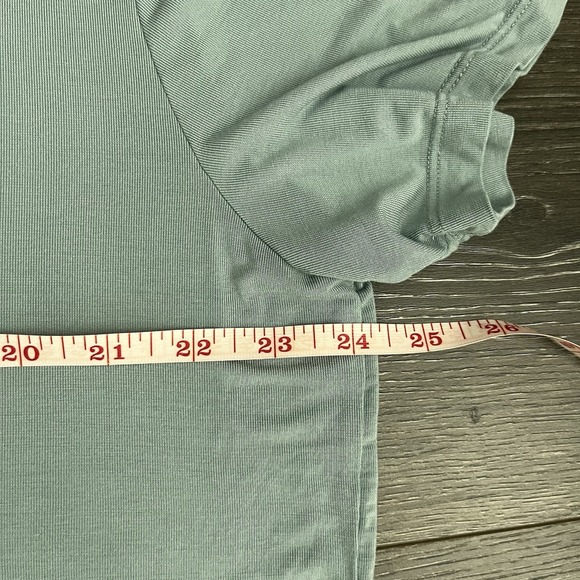 Tommy John Crew Neck T-Shirt Mens XL Green Soft Micro Modal Casual Sleep - Picture 4 of 5